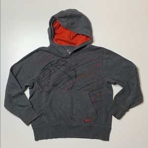 Nike Gray Basketball Hoodie Boy’s size small